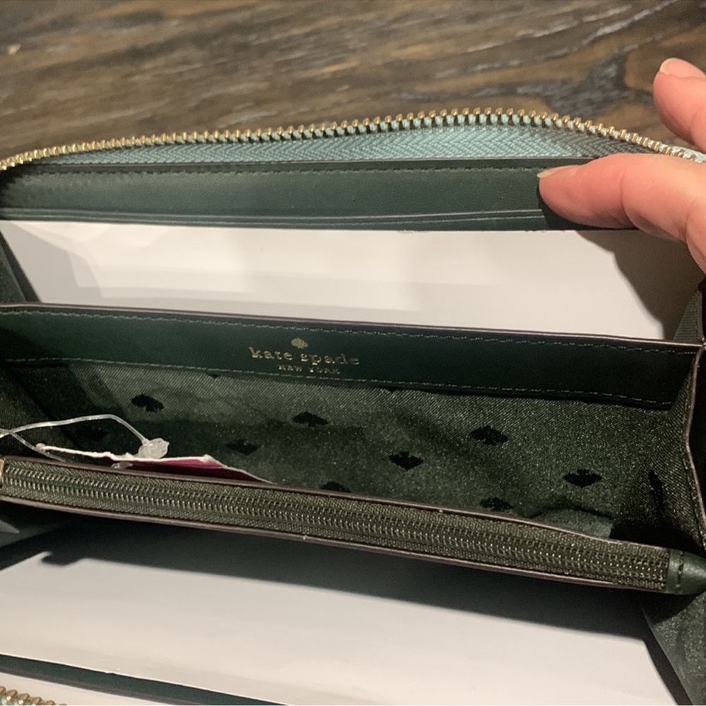 Kate Spade Laurel Way Floral Pop Print Aphrodite Zip Around Wallet. NWT - Picture 4 of 7